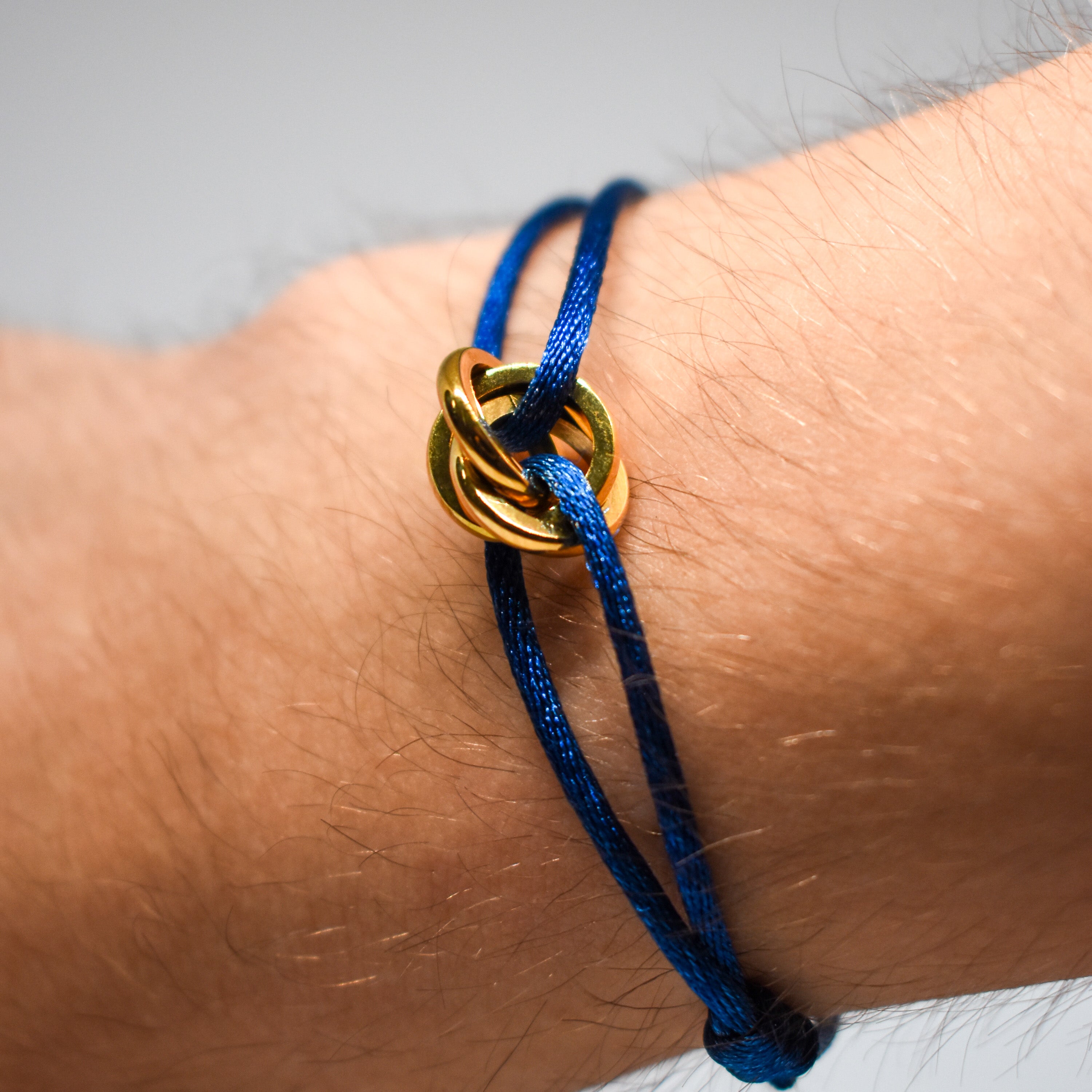 Elegance Bracelet Gold Blue